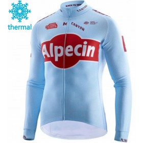 Maillot Cyclisme 2019 Team Katusha Alpecin Hiver Thermal Fleece N001